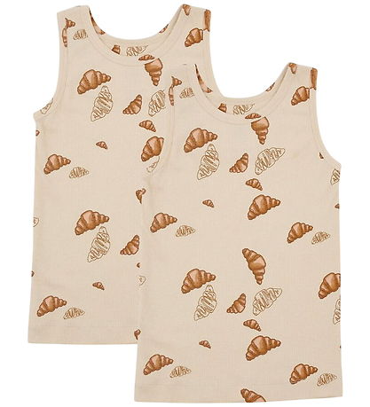 VACVAC Undershirt - Carl - Rib - 2-Pack - Croissant BIG