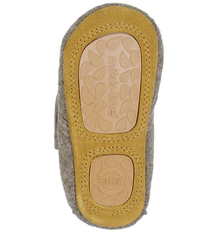 Mikk-Line Slippers - Prewalker Wool - Melange Denver