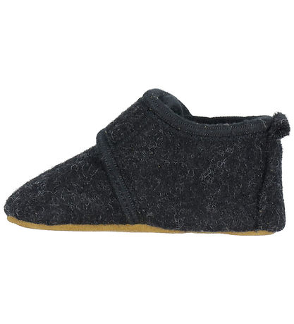Mikk-Line Slippers - Prewalker Wool - Anthracite Melange