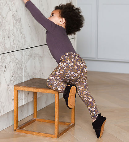 Mikk-Line Hausschuhe - Prewalker Wolle - Anthracite Melange