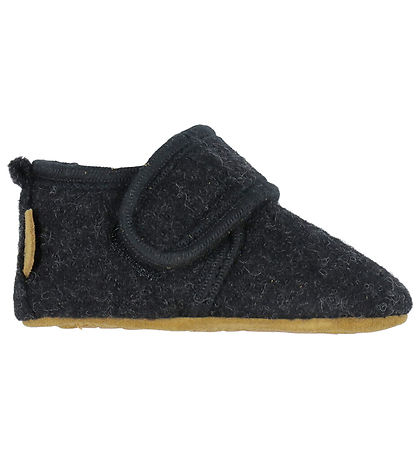 Mikk-Line Slippers - Prewalker Wool - Anthracite Melange