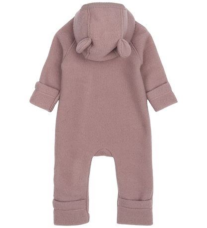 Mikk-Line Overall m. Kapuze - Wolle - Twilight Mauve