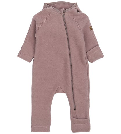 Mikk-Line Overall m. Kapuze - Wolle - Twilight Mauve