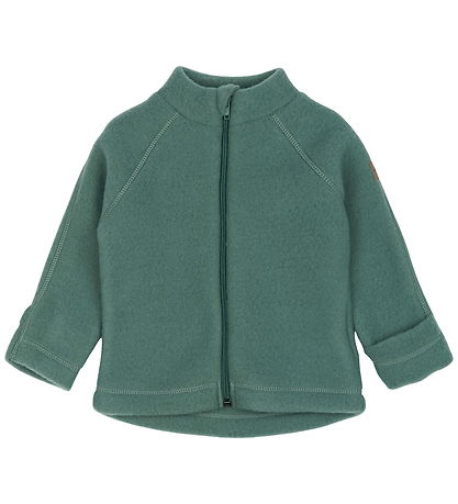 Mikk-Line Cardigan - Wool - Conditioner Green