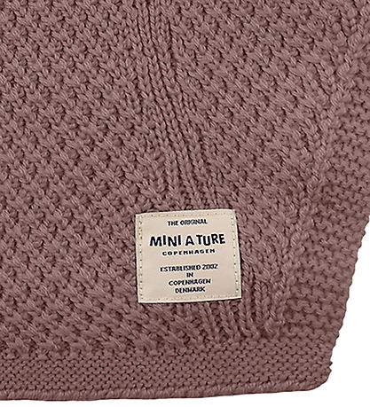 Mini A Ture Neck Warmer - Wool - MatTayler - Peppercorn Plum