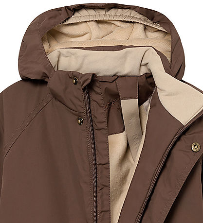Mini A Ture Schneeanzug - MatWanni Fleece - Chestnut Brown