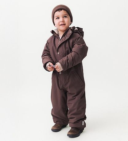 Mini A Ture Schneeanzug - MatWanni Fleece - Chestnut Brown