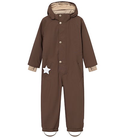Mini A Ture Schneeanzug - MatWanni Fleece - Chestnut Brown