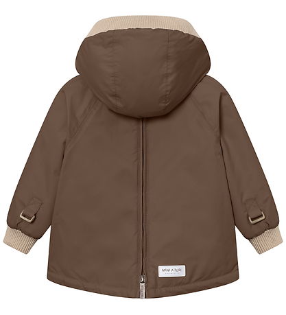 Mini A Ture Winter Coat - MatBaby Wen Fleece Anorak - Chestnut B