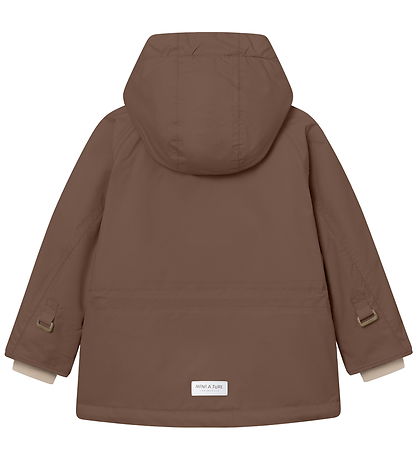Mini A Ture Winter Coat - MatWally Fleece - Chestnut Brown