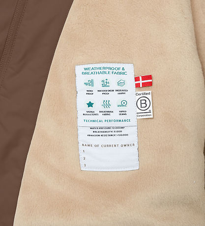 Veste d'Hiver Mini A Ture - MatWang Polaire - Chestnut Brown