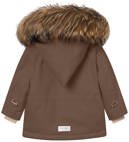 Mini A Ture Winterjacke - MatWang Fleece/Pelz - Chestnut Brown