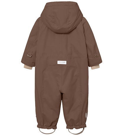 Mini A Ture Schneeanzug - MatWisti Fleece - Chestnut Brown