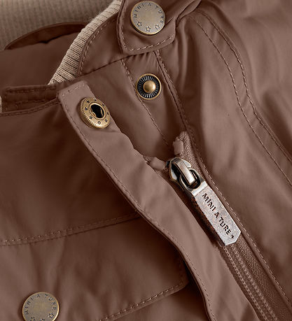 Mini A Ture Schneeanzug - MatWisti Fleece - Chestnut Brown