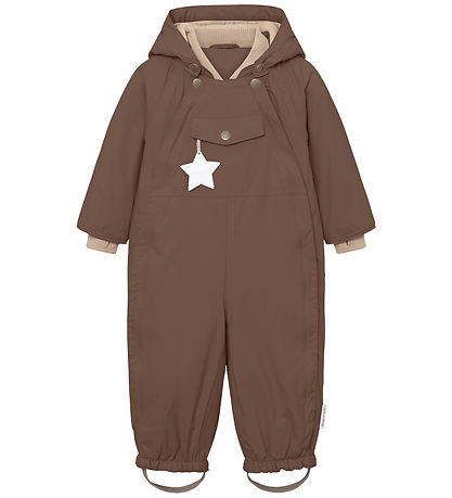 Mini A Ture Schneeanzug - MatWisti Fleece - Chestnut Brown