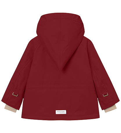 Veste d'Hiver Mini A Ture - MatWang Polaire - Merlot rouge