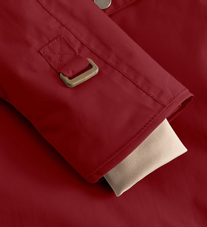 Veste d'Hiver Mini A Ture - MatWang Polaire - Merlot rouge