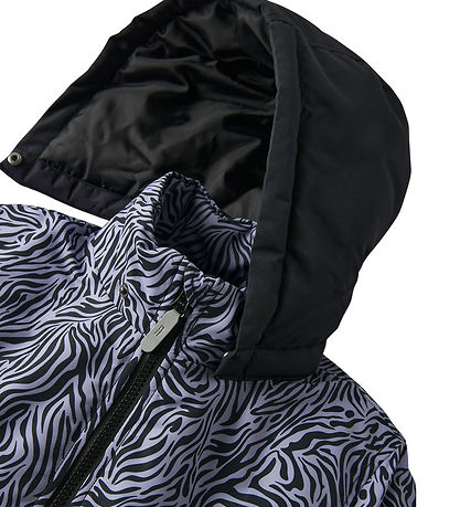 Name It Winter Coat - Noos - NkfMaxi - Black/ZEBRA