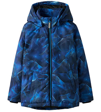 Name It Winter Coat - NkmMax - Brilliant Blue/Abstract