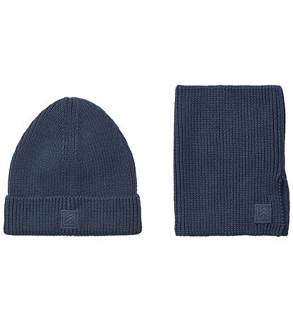 Liewood Gift Set - Beanie/Neck Warmer - Lina - Classic Navy