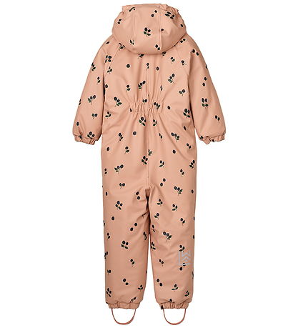 Liewood Snowsuit - PU - Maddy - Berry/Pale Tuscany/Embroidery