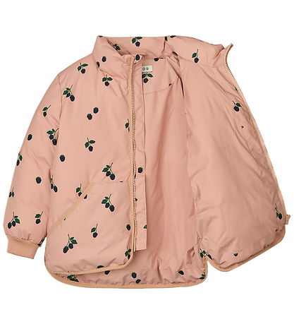 Liewood Down Jacket - Brantley - Berry/Pale Tuscany