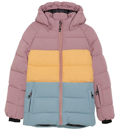 Color Kids Vinterjakke - Quilt - Woodrose