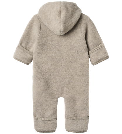 Grenouillère Wheat - Laine - Ata - Khaki mélange