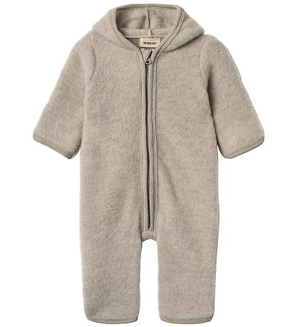 Grenouillère Wheat - Laine - Ata - Khaki mélange