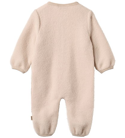Grenouillère Wheat - Laine - Levi - Pale Lilac