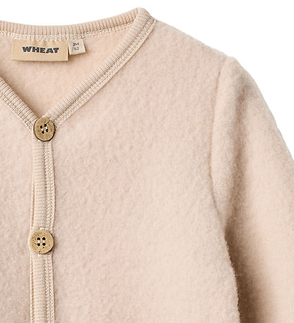 Grenouillère Wheat - Laine - Levi - Pale Lilac