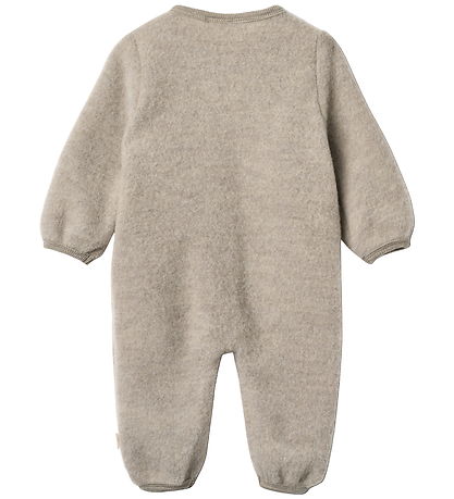 Grenouillère Wheat - Laine - Levi - Khaki mélange