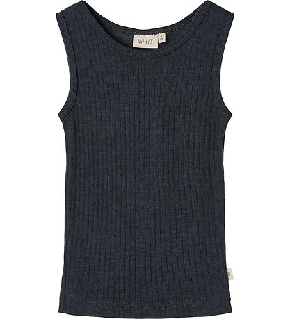 Sous-pull Wheat - Laine/Soie - Iggy - Marine