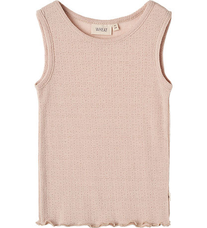 Wheat Undertrøye - Ull/Silke - Hullmønster - Iggy - Pale Lilac