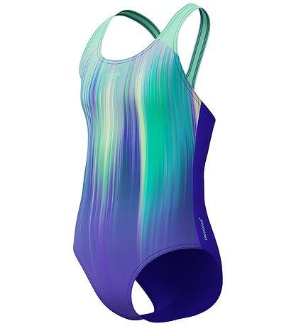 Speedo Swimsuit - Digi Placement Splashback - Blue/Purple