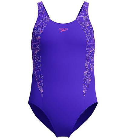 Speedo Swimsuit - HyperBoom SPlice Muscleback - Blue/Purple