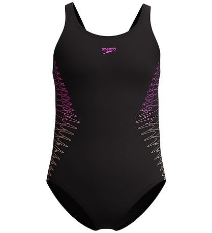 Speedo Badeanzug - Placement Muscleback - Orange