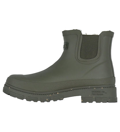 Woden Rubber Boots - Liv Warm Waterproof - Dark Olive
