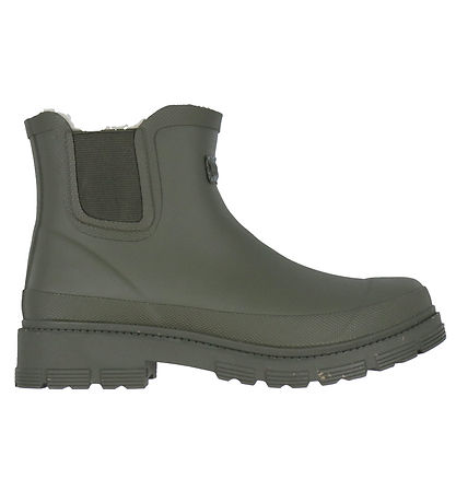 Woden Rubber Boots - Liv Warm Waterproof - Dark Olive