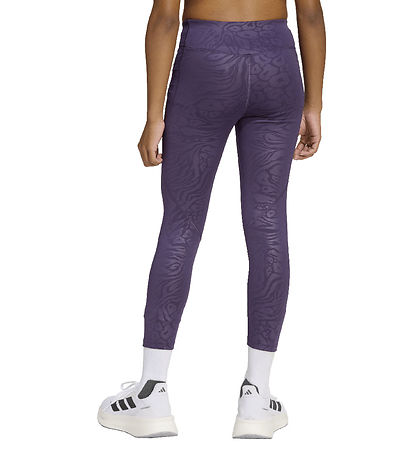 adidas Performance Leggings - JG OPT - Aurplu/White