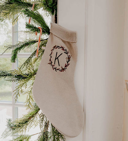 That's Mine Christmas Stocking - Knitted - D - Calle - Dino - Pe