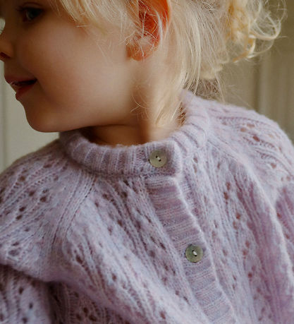 Konges Sløjd Cardigan - Wool - Knitted - Isa - Lavender Mist