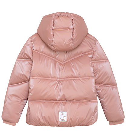 Minymo Winterjas - Gewatteerd - Glanzend - Misty Rose