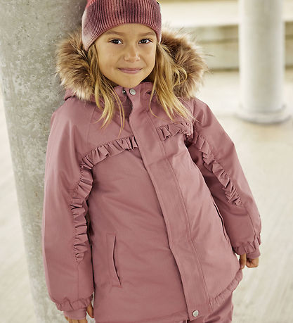 Minymo Winterjas M/Bont - Verdord Rose