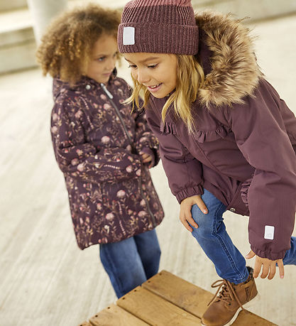 Veste d'Hiver M/Fourrure Minymo - Catawba Grape