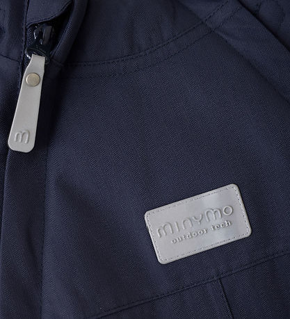 Minymo Snowsuit M/double Zipper - Parisian Night