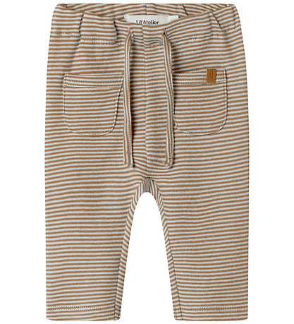 Lil Atelier 바지 - NbmOhio - Turtledove/Sepia Tint