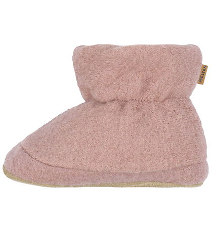 Melton Slippers - Wool - Fawn
