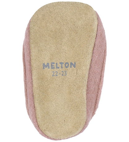 Melton Slippers - Wool - Fawn