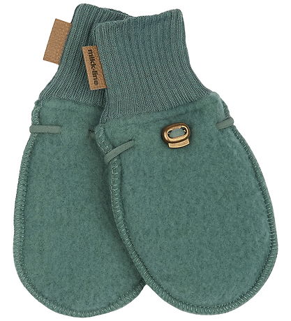 Mikk-Line Mittens - Wool - Conditioner Green